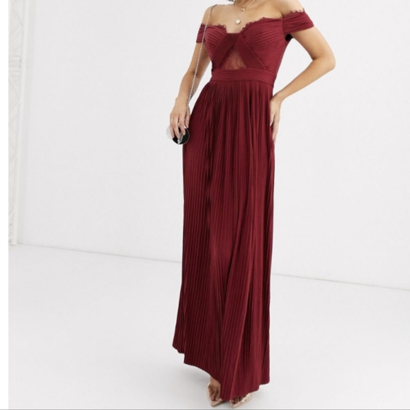Asos Maxi Formal Dress Size Small - Picture 1 of 8